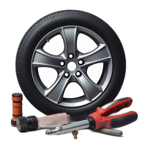 wheel, tools, car, repair transparent PNG cut-out