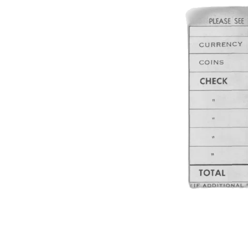 monochrome, bank, check, name transparent PNG cut-out