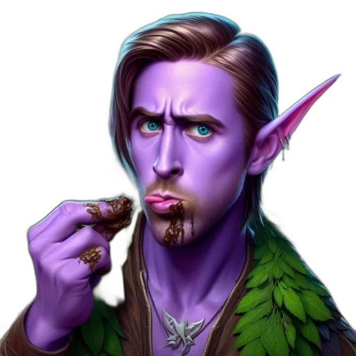 staff, face, fantasy art, concept art transparent PNG cut-out