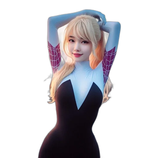 dress, anime, cartoon, concept art transparent PNG cut-out