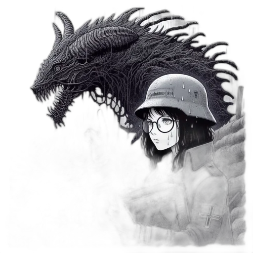 dragon, creature, hat, animal transparent PNG cut-out