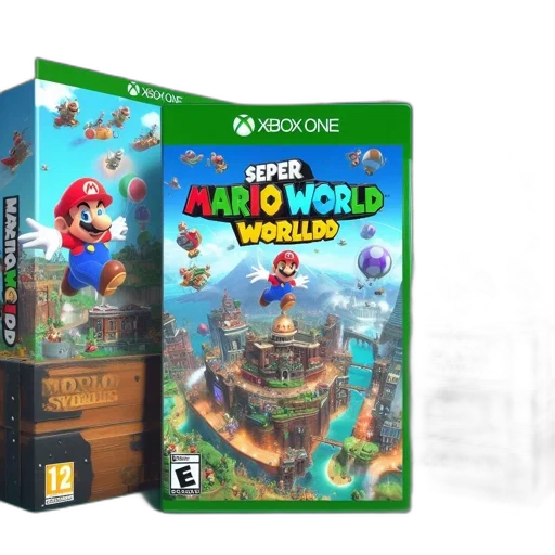 3d render, mario, leaps, dynamically transparent PNG cut-out