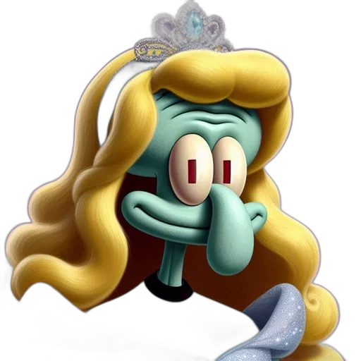 crown, hat, creature, face transparent PNG cut-out