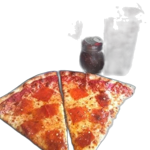 food, 3d render, photorealistic, vaporwave transparent PNG cut-out