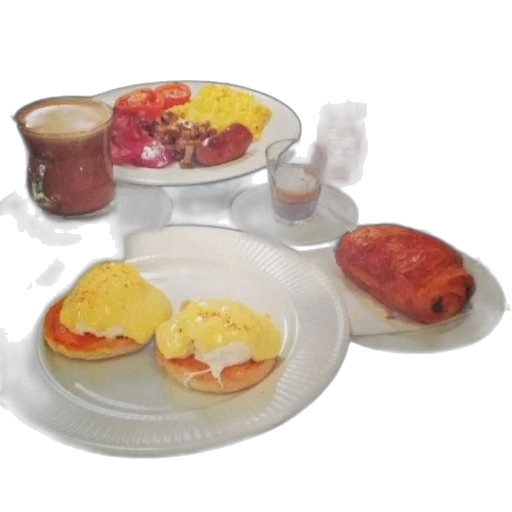 food, table, plates, including transparent PNG cut-out