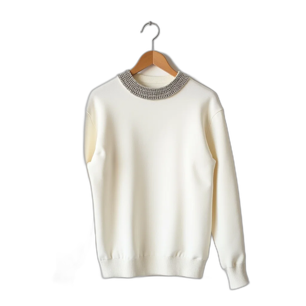 jacket, jewelry, 3d render, monochrome transparent PNG cut-out