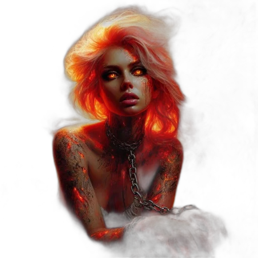 hair, jewelry, photorealistic, fantasy art transparent PNG cut-out