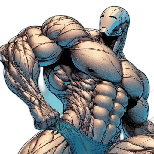 robot, creature, animal, comic book art transparent PNG cut-out
