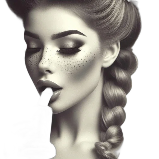 face, hair, crown, mask transparent PNG cut-out
