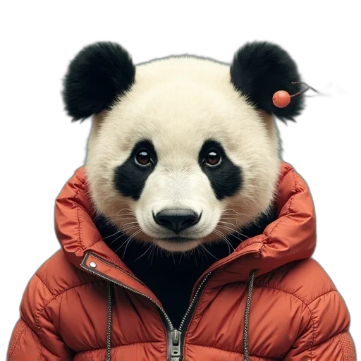 jacket, animal, face, creature transparent PNG cut-out