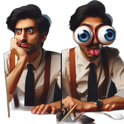 face, staff, mask, concept art transparent PNG cut-out