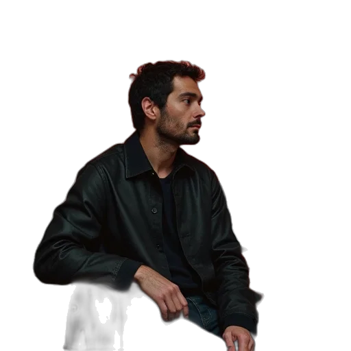 jacket, staff, face, furniture transparent PNG cut-out