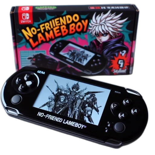 no-friendo, lameboy, portable, gaming transparent PNG cut-out