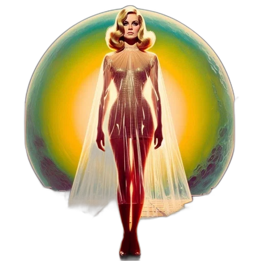dress, concept art, comic book art, fantasy art transparent PNG cut-out
