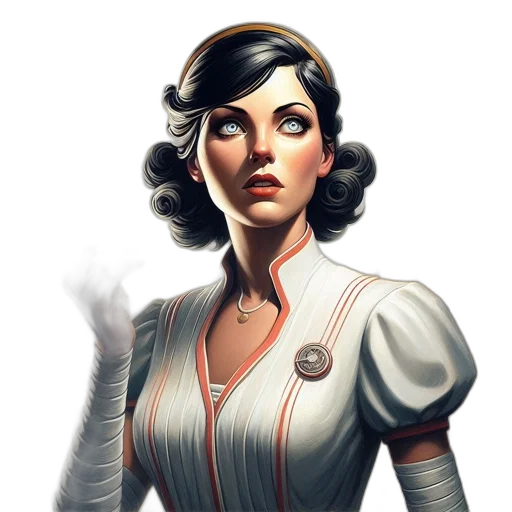 staff, dress, comic book art, concept art transparent PNG cut-out