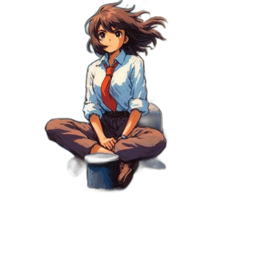 staff, jacket, dress, pixel art transparent PNG cut-out