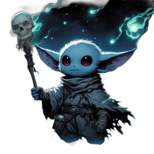staff, mask, creature, dragon transparent PNG cut-out