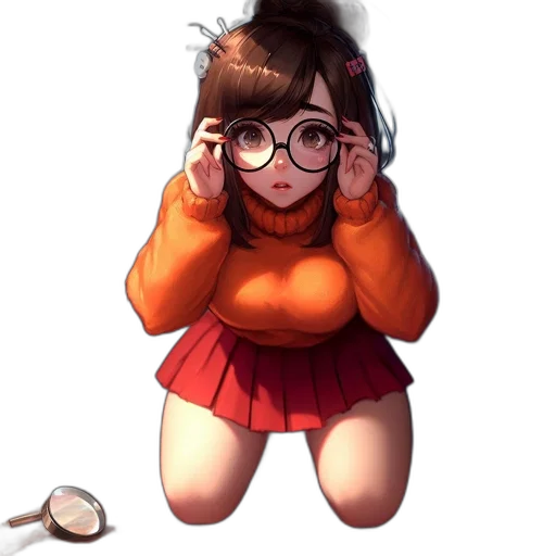 creature, hat, staff, face transparent PNG cut-out