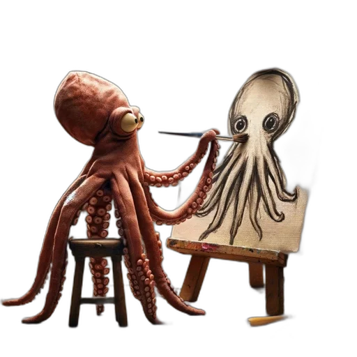 creature, furniture, hair, robot transparent PNG cut-out