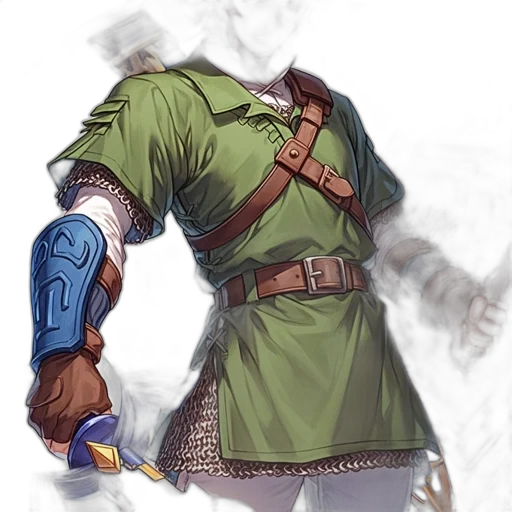 staff, sword, jacket, mask transparent PNG cut-out