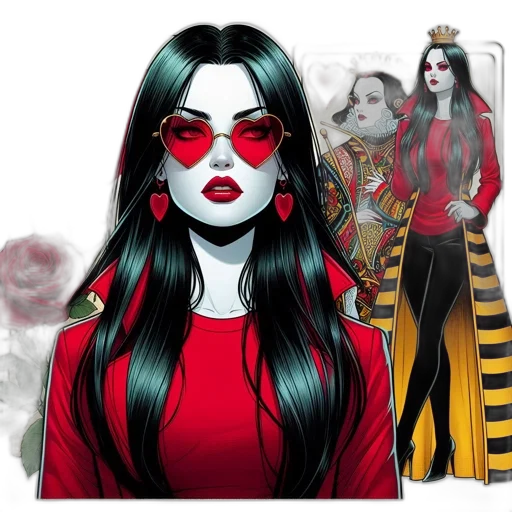 comic book art, concept art, fantasy art, cartoon transparent PNG cut-out