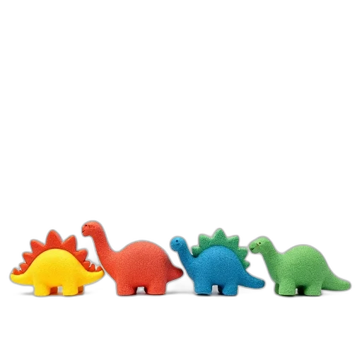 animal, dragon, 3d render, four transparent PNG cut-out