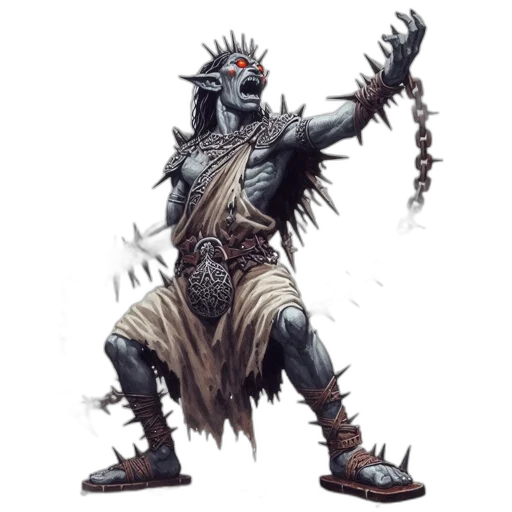 creature, staff, weapon, concept art transparent PNG cut-out