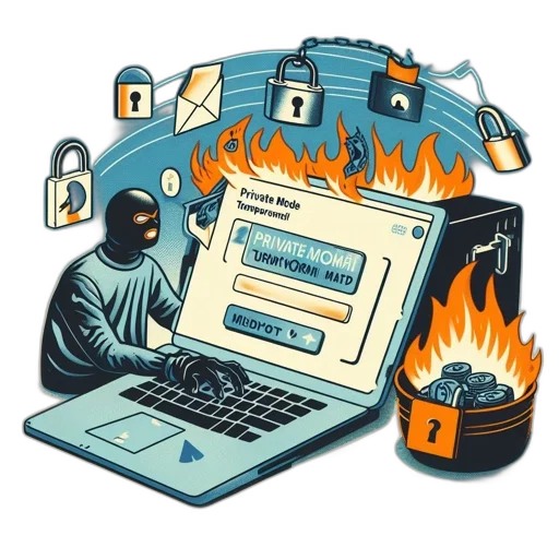 cyberpunk, fire, hooded, figure transparent PNG cut-out