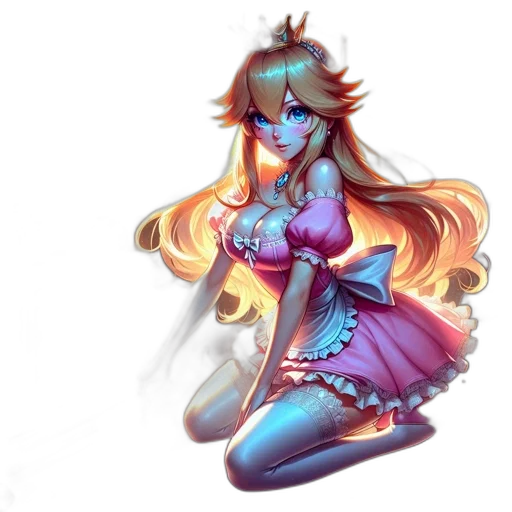 dress, crown, staff, concept art transparent PNG cut-out