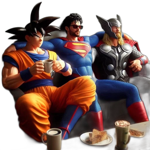 comic book art, concept art, 3d render, fantasy art transparent PNG cut-out