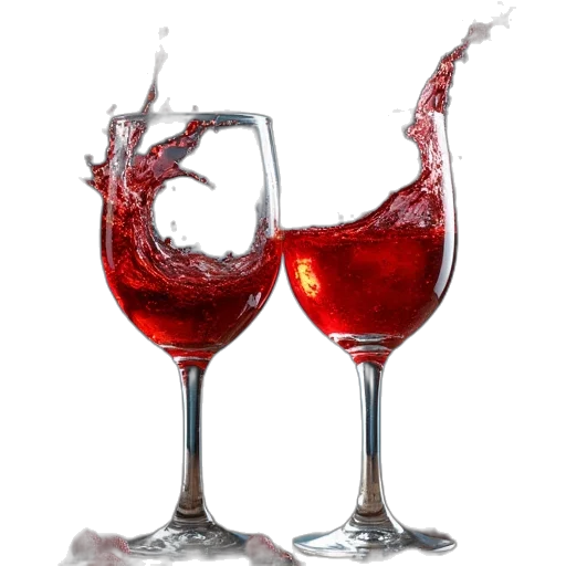 bottle, 3d render, photorealistic, red transparent PNG cut-out
