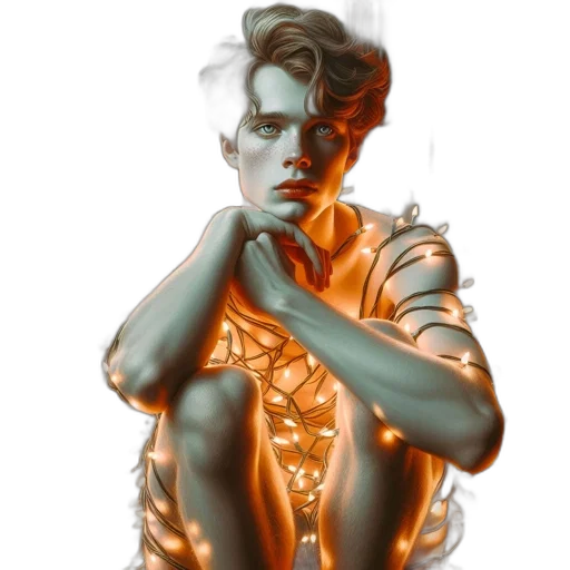 cyberpunk, watercolor, concept art, fantasy art transparent PNG cut-out