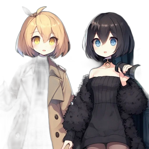 dress, jacket, mask, creature transparent PNG cut-out