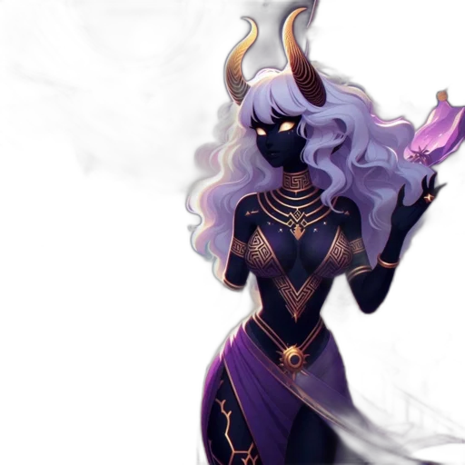 staff, mask, dragon, fantasy art transparent PNG cut-out
