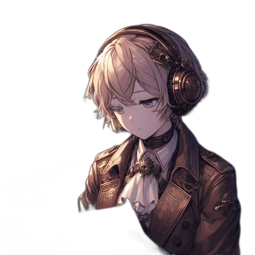 staff, weapon, face, jacket transparent PNG cut-out