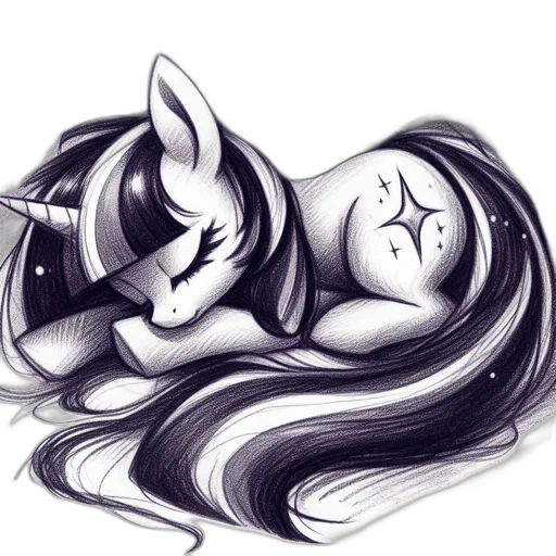 fantasy art, concept art, cartoon, pencil sketch transparent PNG cut-out