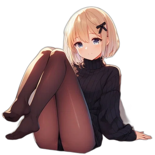 dress, jacket, creature, face transparent PNG cut-out