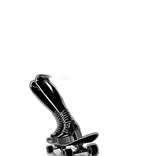 shoes, staff, robot, weapon transparent PNG cut-out