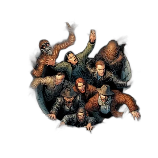 staff, dragon, hair, concept art transparent PNG cut-out