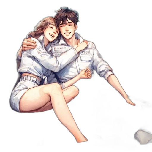 jacket, watercolor, pixel art, concept art transparent PNG cut-out