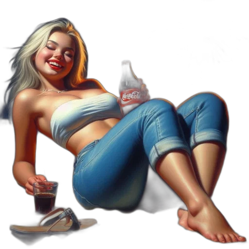 food, bottle, photorealistic, oil painting transparent PNG cut-out