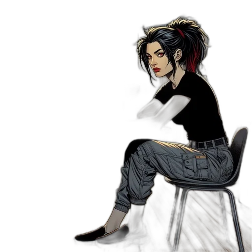 staff, jacket, concept art, anime transparent PNG cut-out