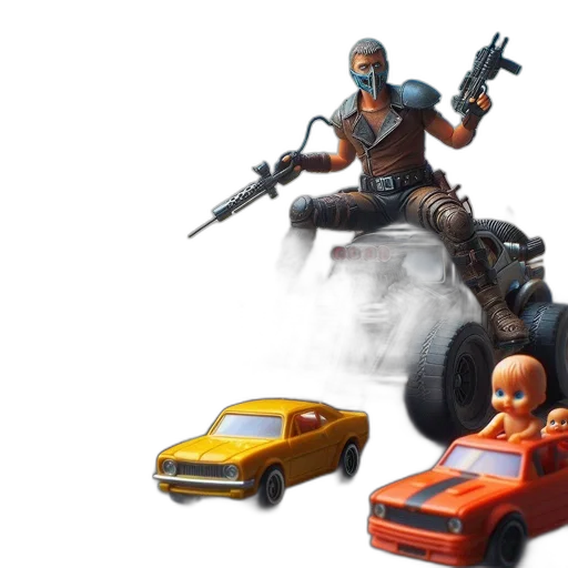 car, concept art, 3d render, masked transparent PNG cut-out