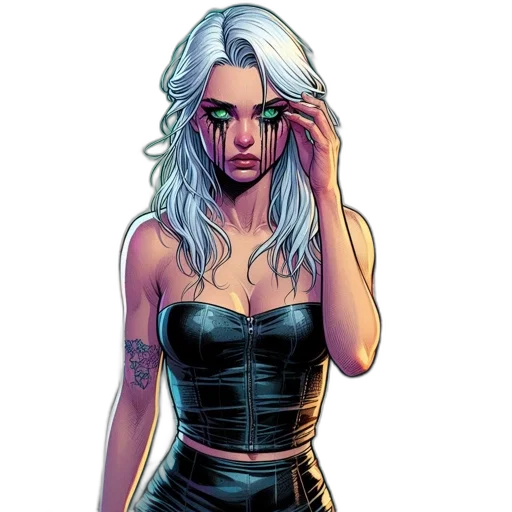 comic book art, concept art, cartoon, fantasy art transparent PNG cut-out