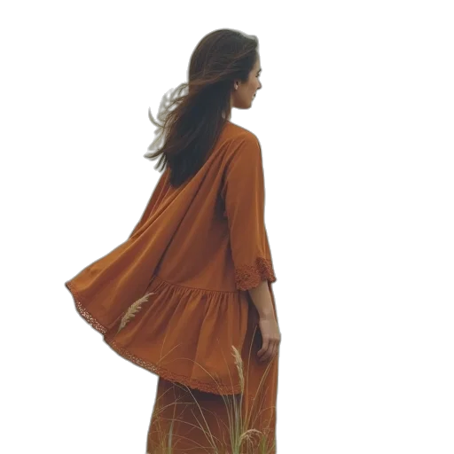 dress, jacket, concept art, oil painting transparent PNG cut-out