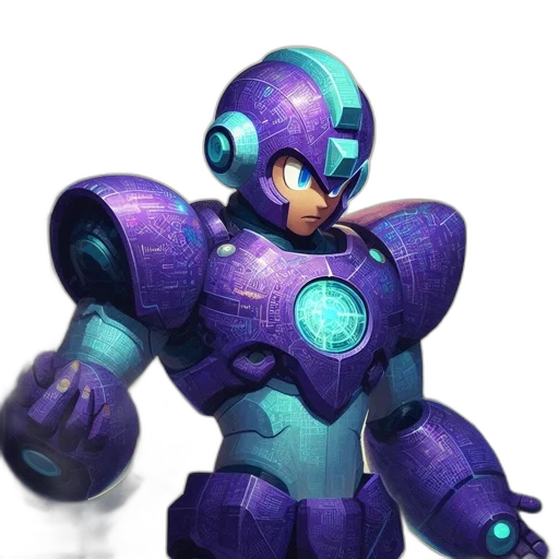 robot, weapon, 3d render, concept art transparent PNG cut-out