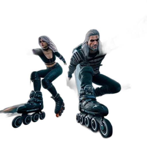 shoes, weapon, concept art, 3d render transparent PNG cut-out