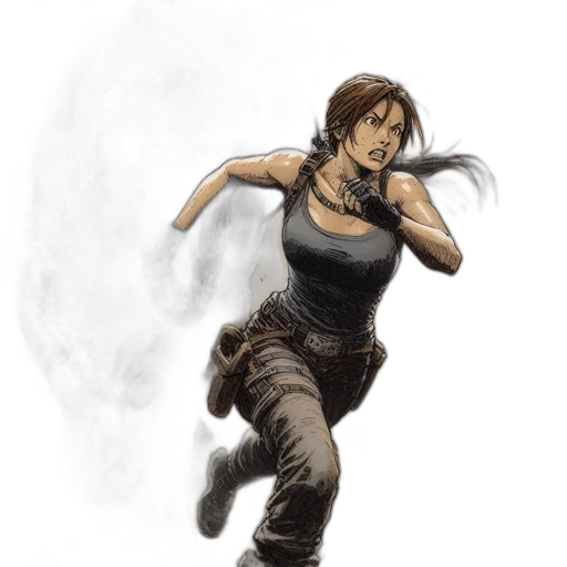 concept art, comic book art, fantasy art, pixel art transparent PNG cut-out