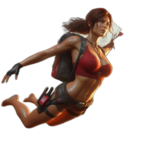 weapon, concept art, fantasy art, 3d render transparent PNG cut-out