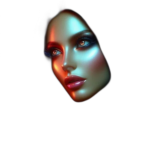 face, jewelry, mask, robot transparent PNG cut-out